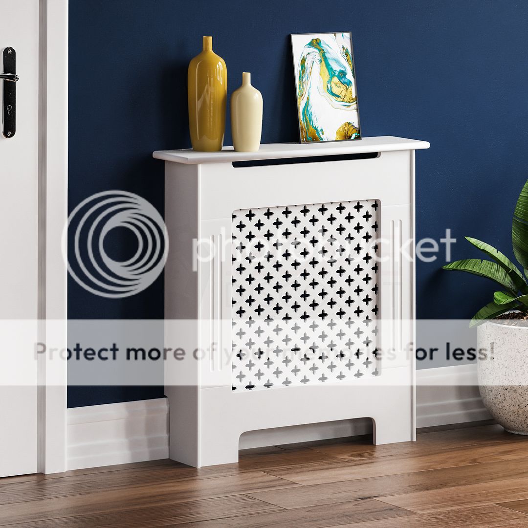 Heizkörperverkleidung Weiß Unlackiert Traditionell Holz Kreuz Schrank